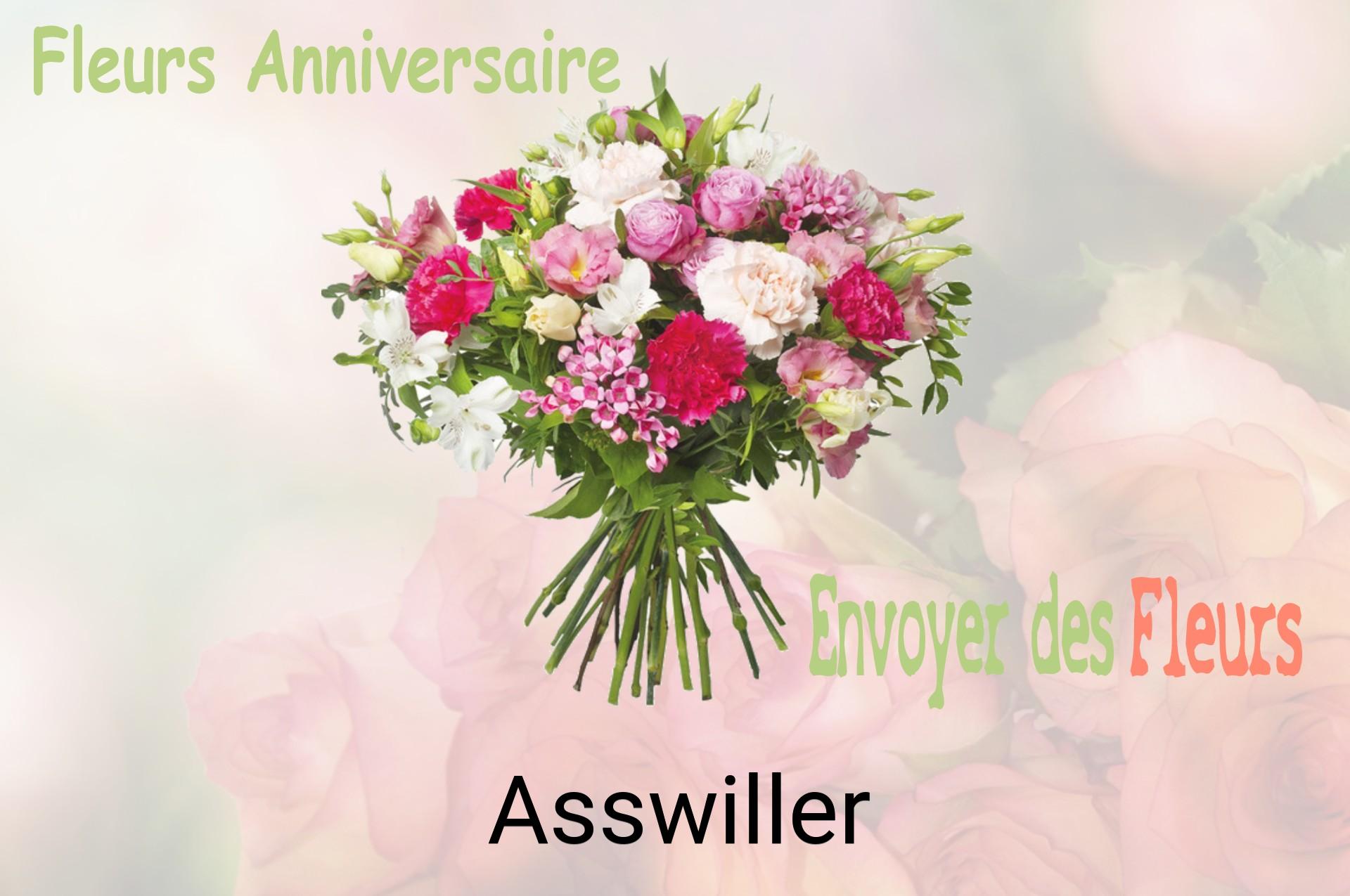 Bouquet de fleurs d’anniversaire livré à Asswiller
