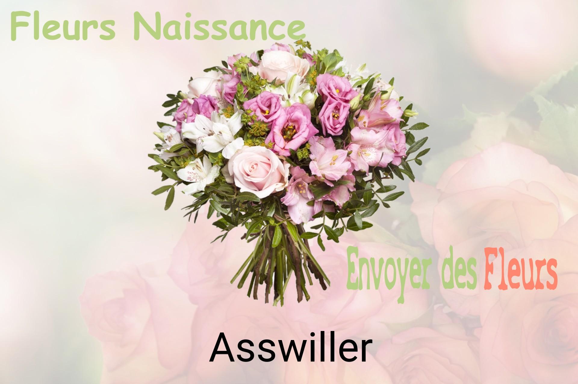 Bouquet de fleurs de naissance livré à Asswiller